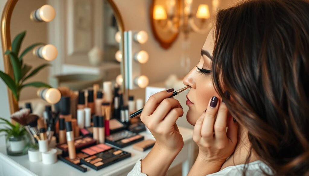 atención al cliente en maquillaje