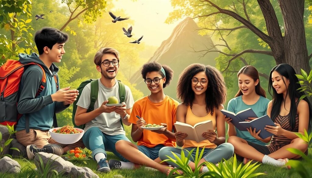 Metas de vida saludables para adolescentes